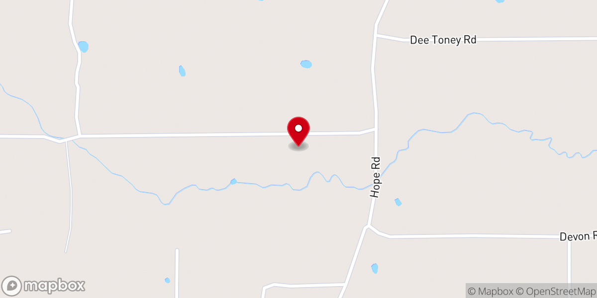 Map showing location of New Home Church