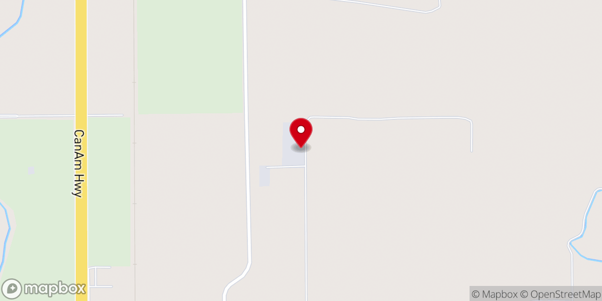 Map showing location of Graceful Oaks Youth Ranch