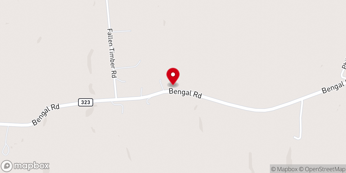 Map showing location of Earlys Chapel