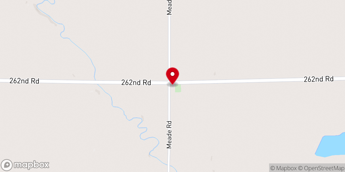 Map showing location of Camp Creek United Methodist