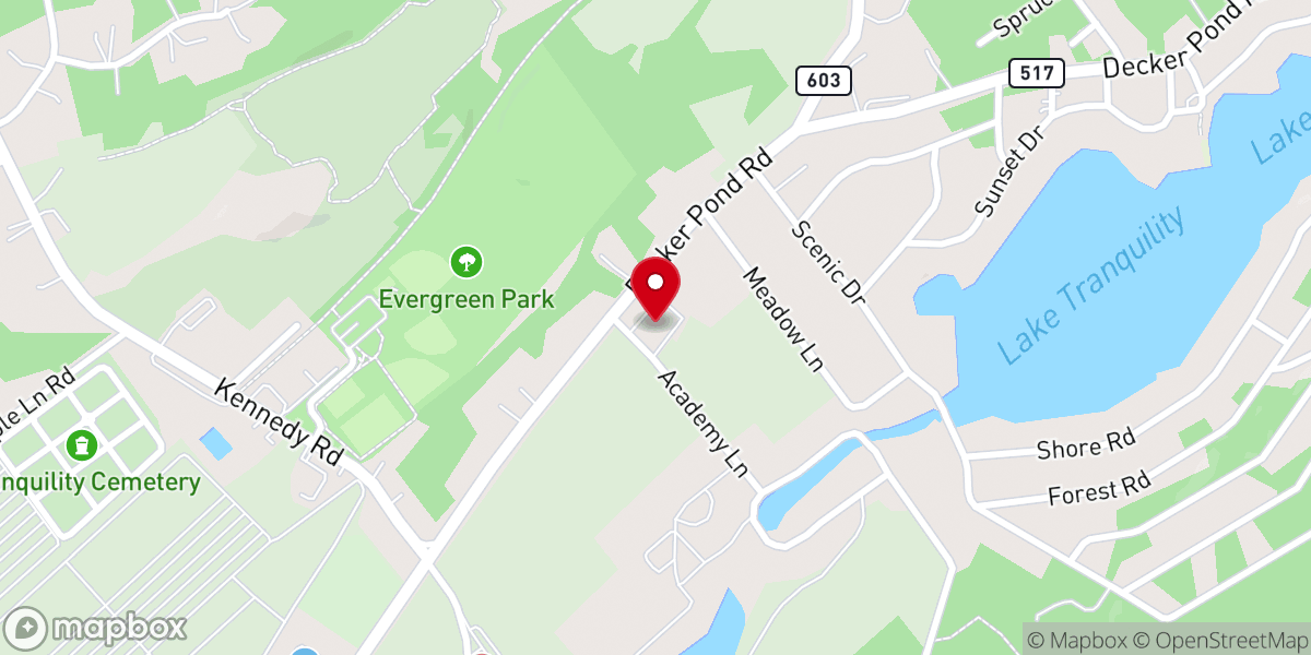 Map showing location of Tranquility Seventh-day Adventist Church