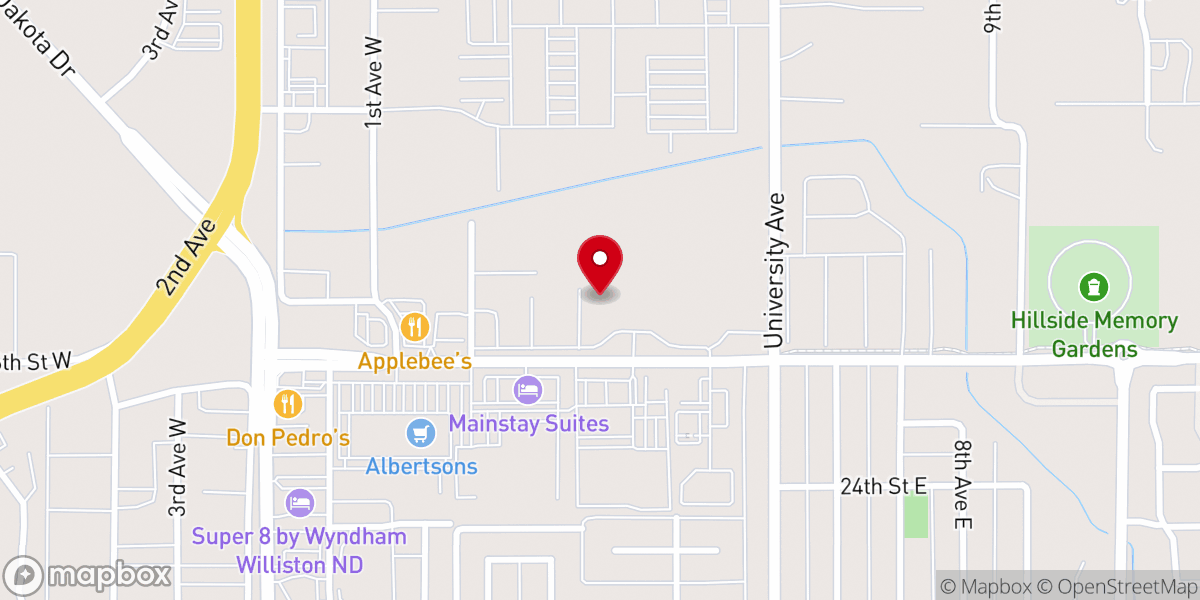 Map showing location of Lutheran Brethren Fellowship