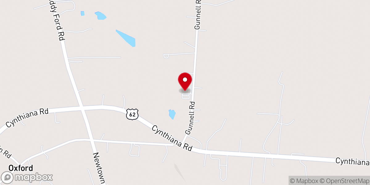 Map showing location of Living Waters Fellowship