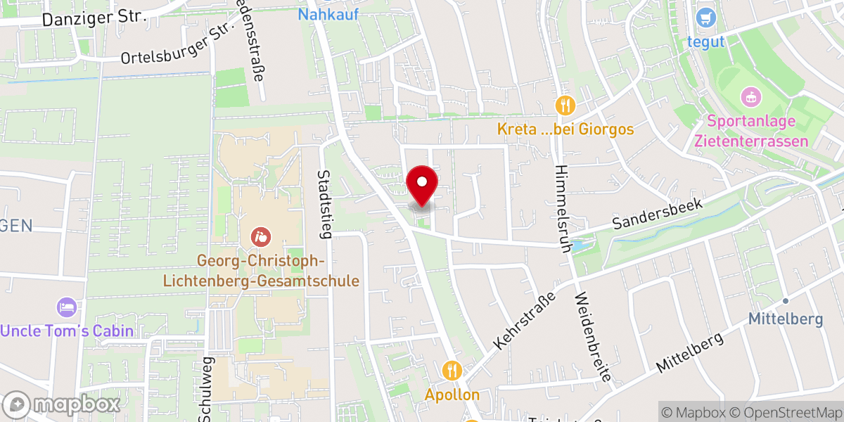 Map showing location of Kath. Pfarrgemeinde Maria Königin des Friedens