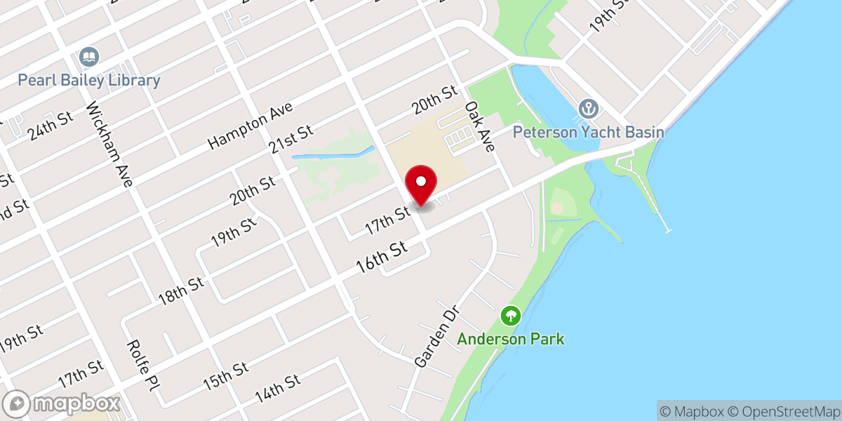 Map showing location of Calvary Seventh-day Adventist Church