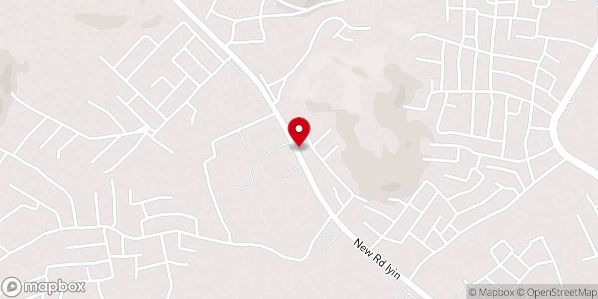 Map showing location of The redeemed christian church