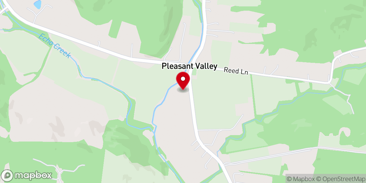 Map showing location of Pleasant Valley Missionary Baptist Mission