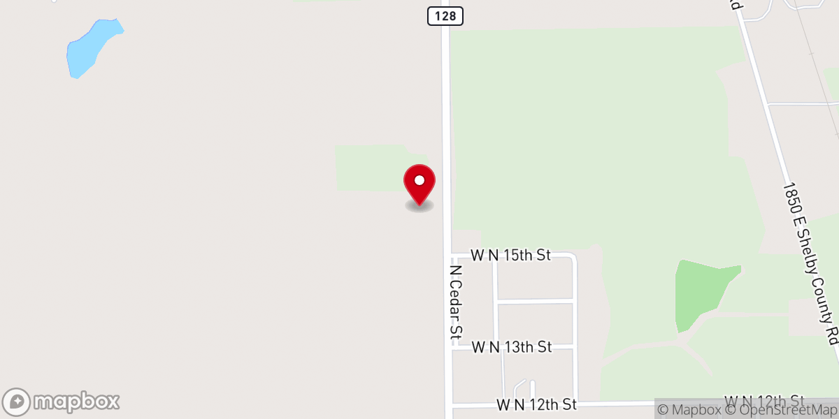 Map showing location of Immaculate Conception Catholic Church