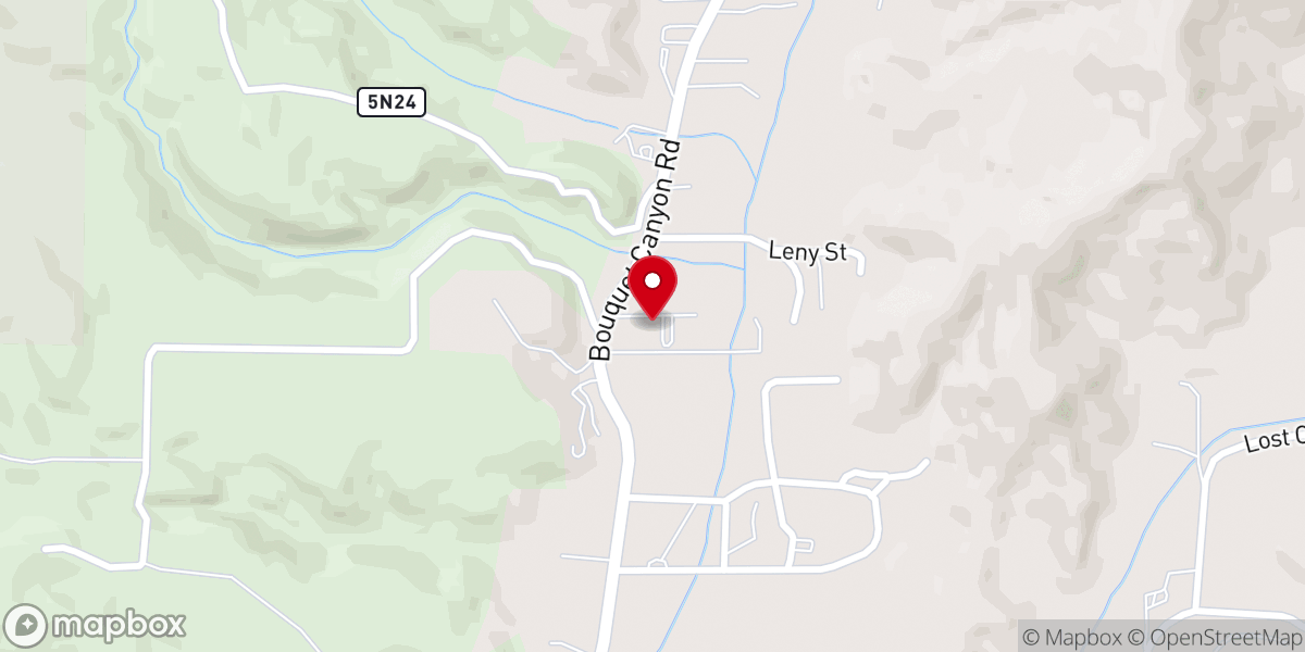 Map showing location of Santa Clarita Christian Center