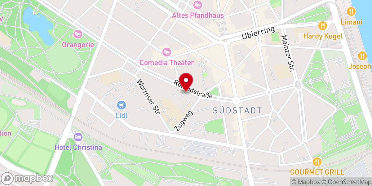 Map showing location of Katholische Kirche Maria Hilf