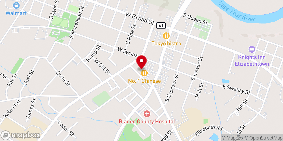 Map showing location of Sacred Assembly Ministries, INC.