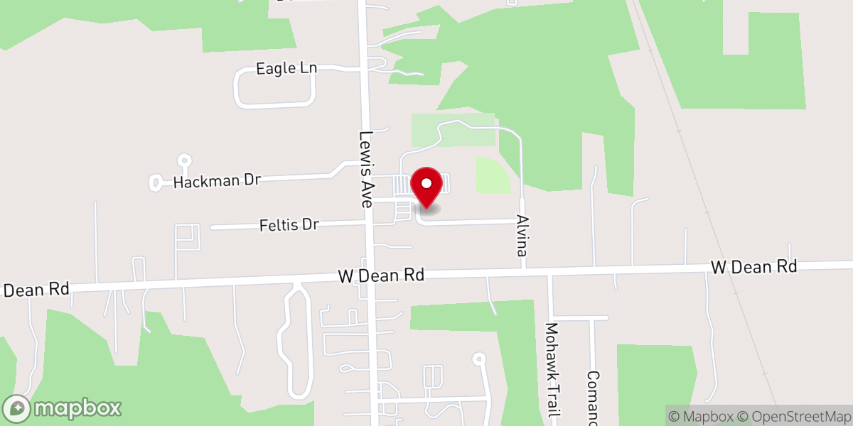 Map showing location of Mt Carmel Church Inc