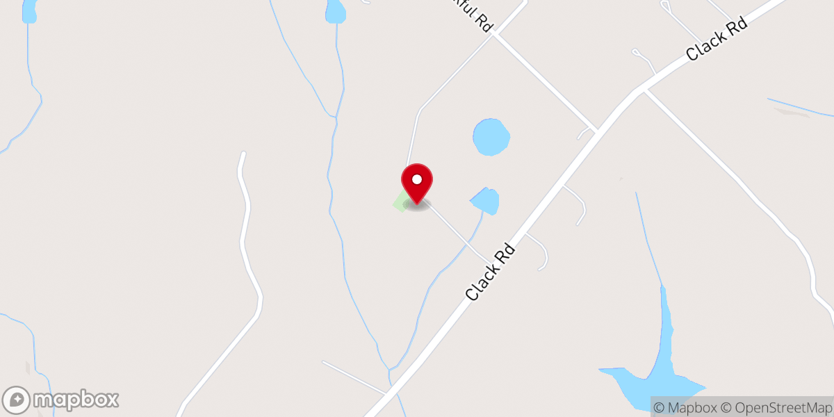 Map showing location of Thankful Baptist Church