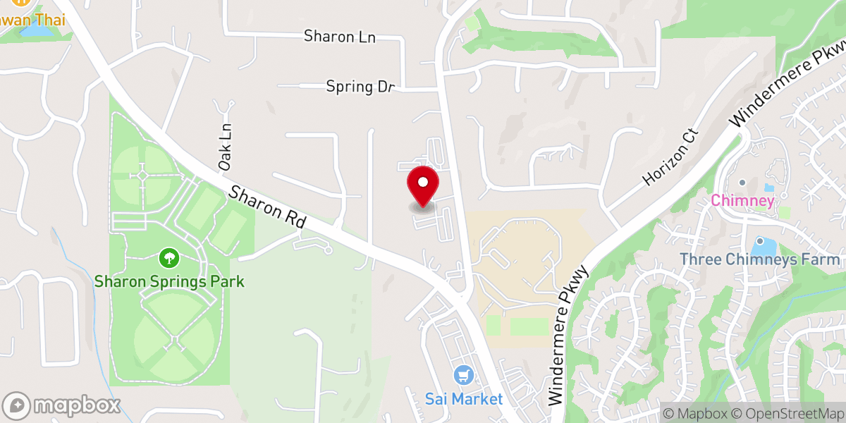 Map showing location of Cross Church