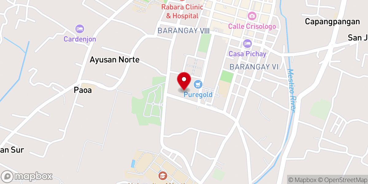 Map showing location of The Church of Jesus Christ of Latter-day Saints