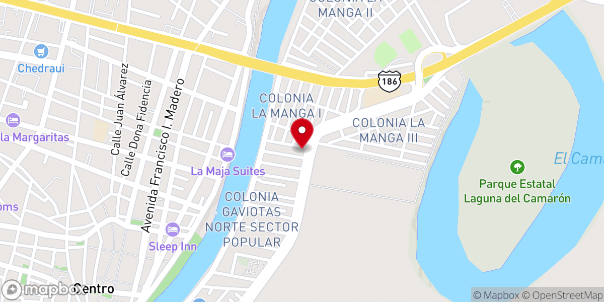 Map showing location of ERMITA SAN JUDAS TADEO