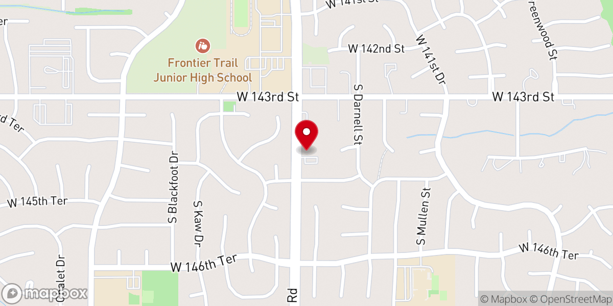 Map showing location of New Light Bethel Baptist Church