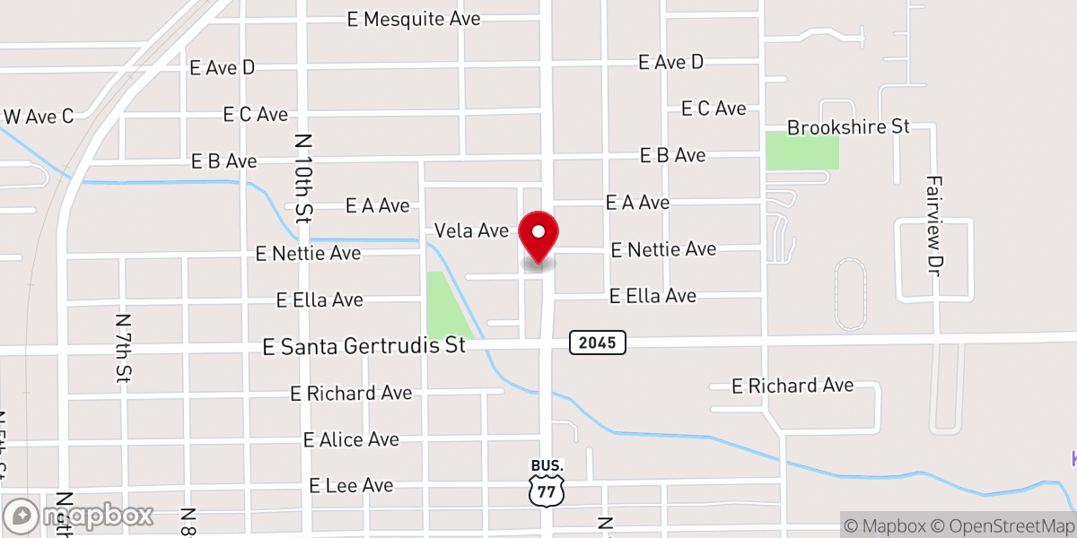 Map showing location of Jesucristo es la Respuesta Church