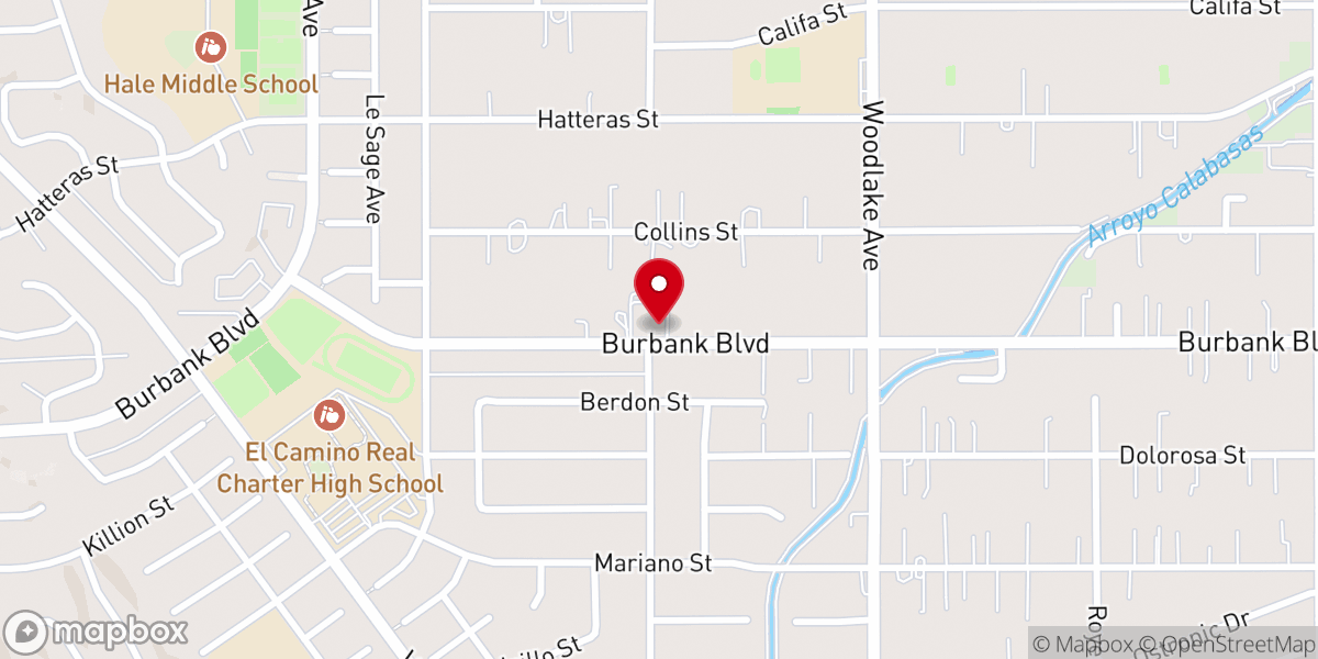 Map showing location of One Church Los Angeles Feiz
