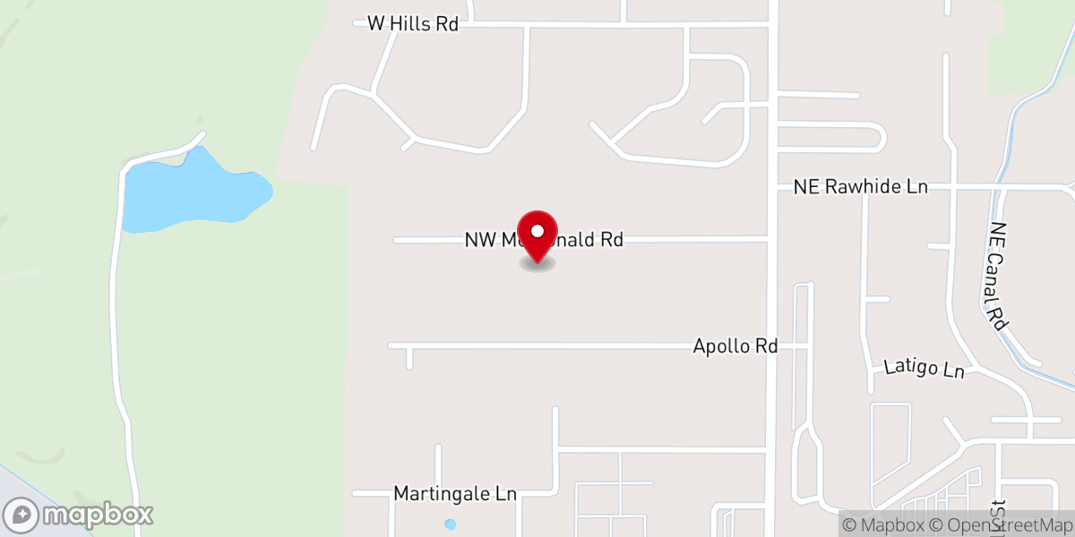 Map showing location of Bible Way Community Church