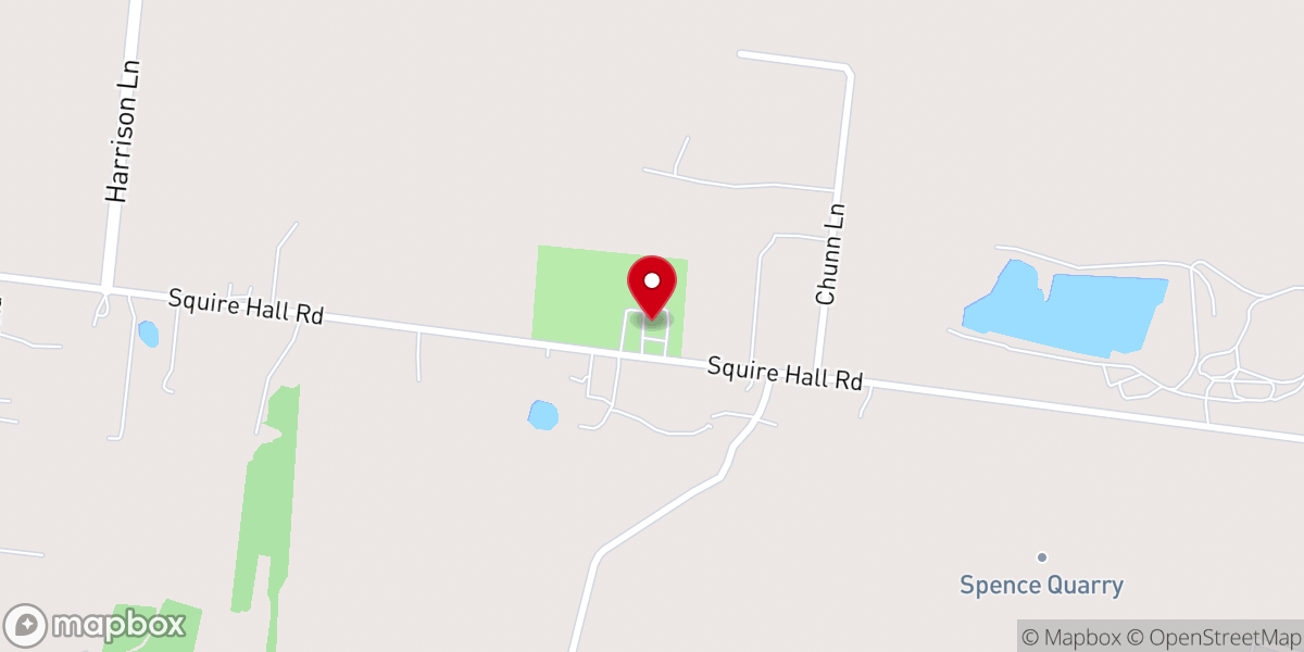 Map showing location of Green Meadow Church of Christ