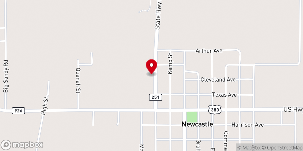 Map showing location of Christian Hope Church