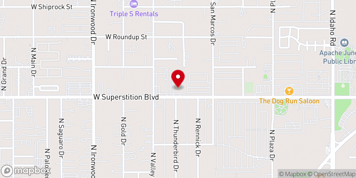 Map showing location of Epiphany Of Christ Lutheran Church