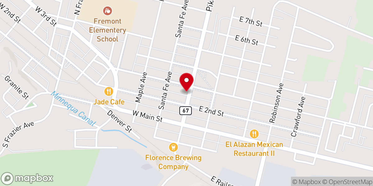 Map showing location of Praise Community Church