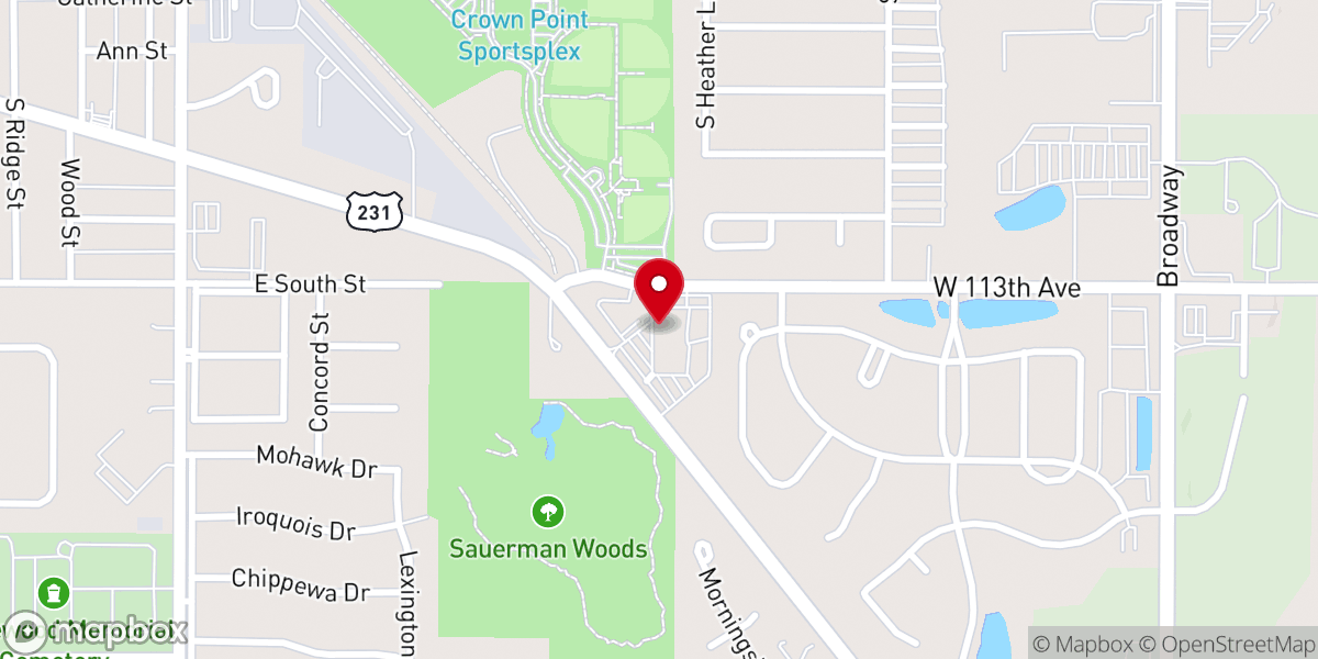 Map showing location of Adventure Christian Church