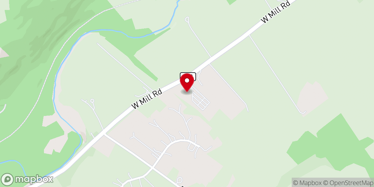 Map showing location of St Luke Roman Catholic Church