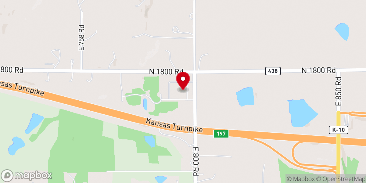 Map showing location of Heritage Baptist Church