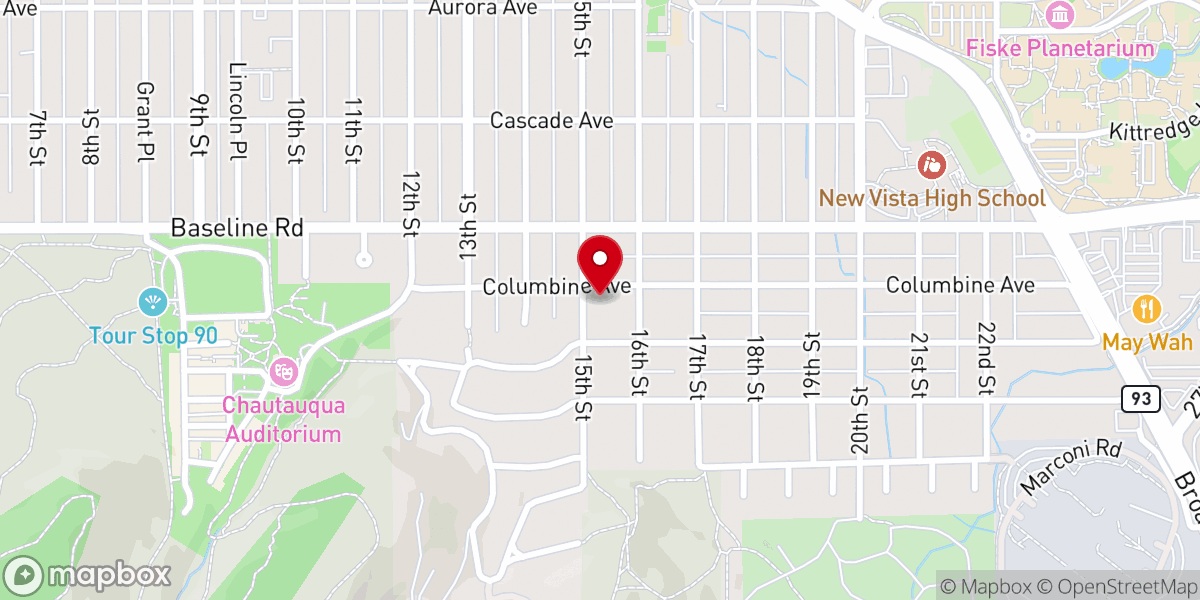 Map showing location of Winer Foundation Inc