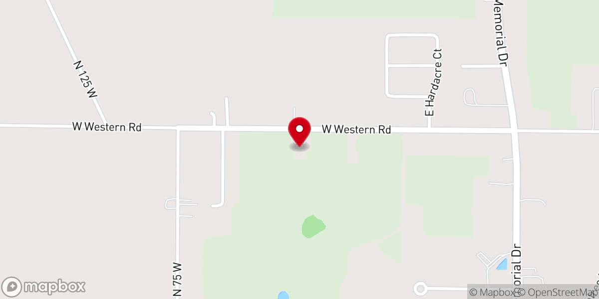 Map showing location of New Covenant Worship Center