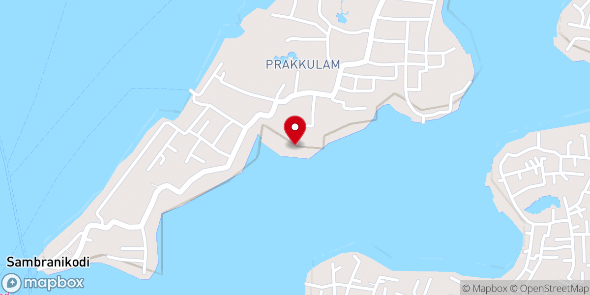Map showing location of St. Elizabeth Church.