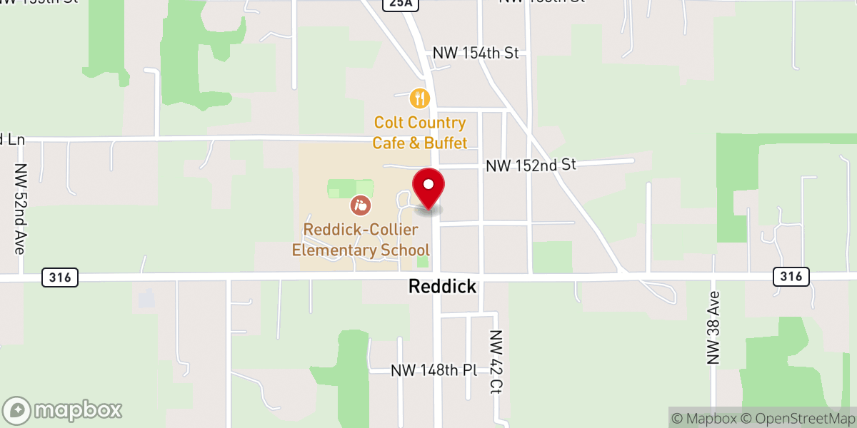 Map showing location of Lifeline Community Church