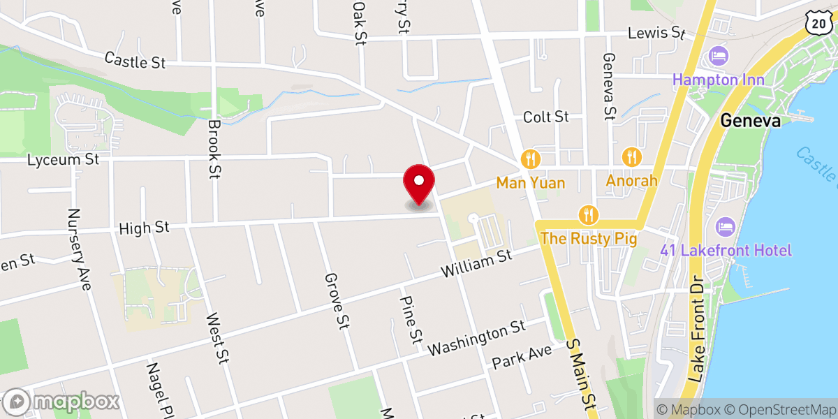 Map showing location of St Stephen's Church Religious Edu