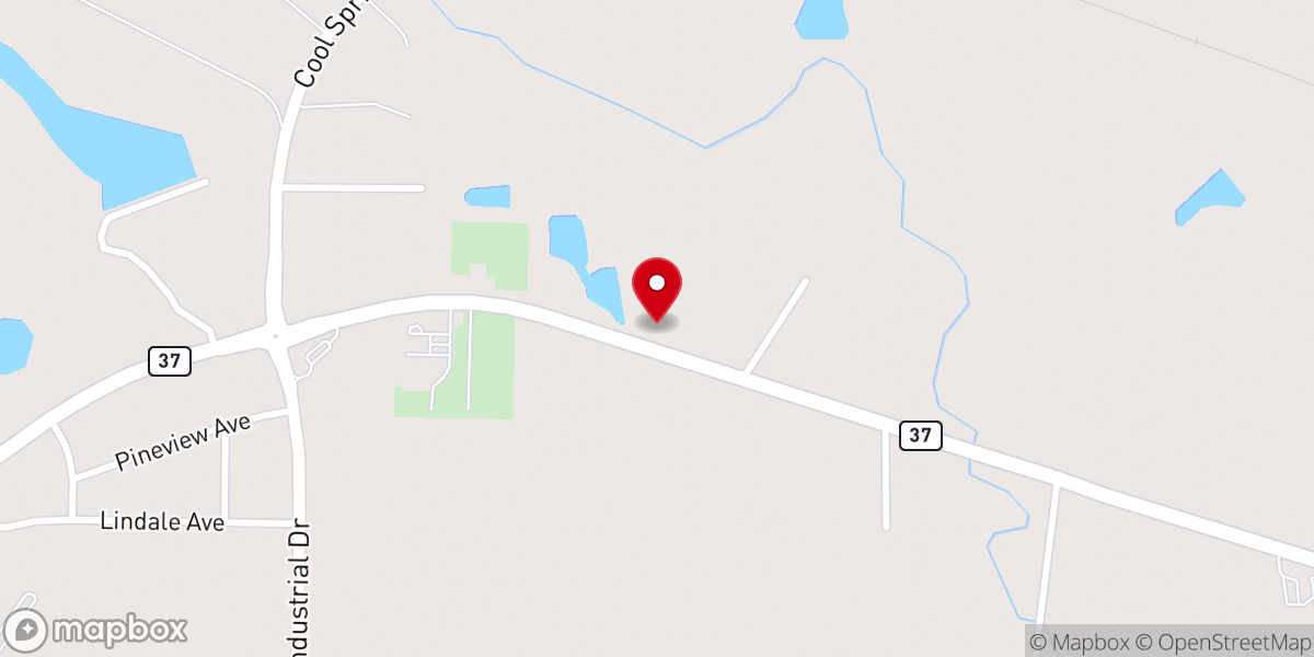 Map showing location of Moultrie Mennonite Fellowship