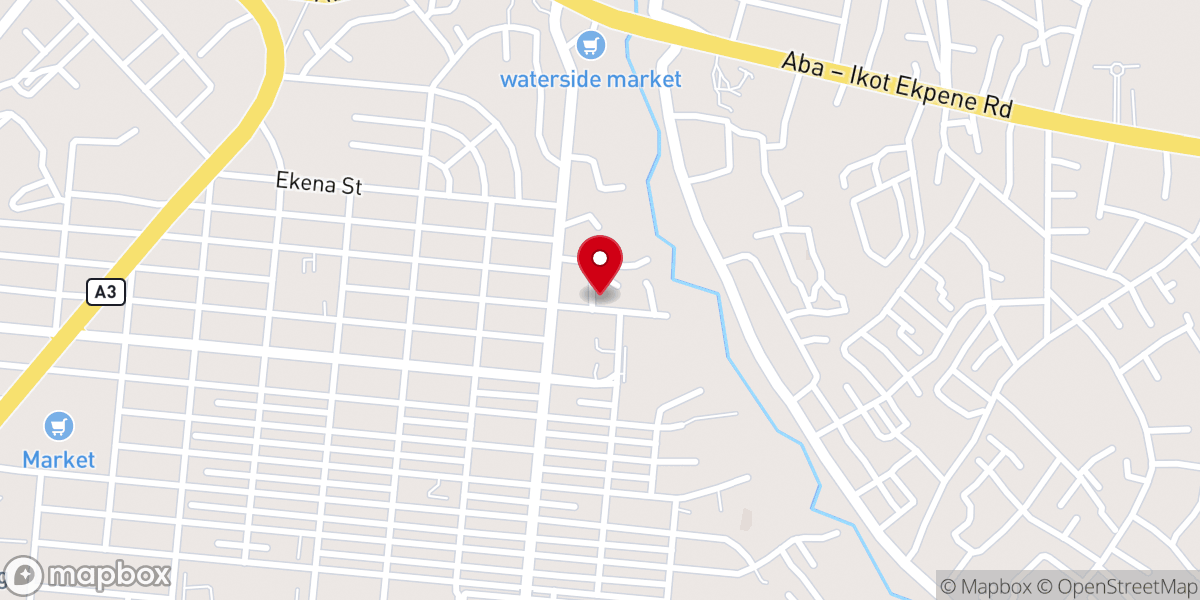 Map showing location of The Apostolic Faith Church