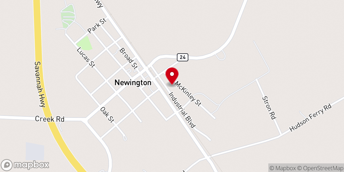 Map showing location of Pentecostal Miracle Deliverance