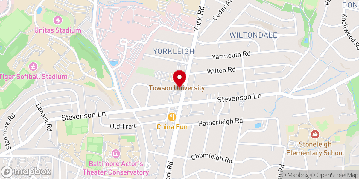 Map showing location of Central Presbyterian Church