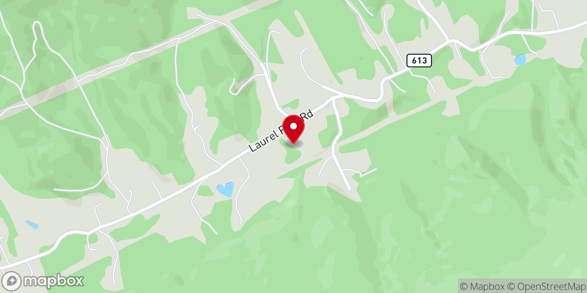 Map showing location of Laurel Fork Church of Christ