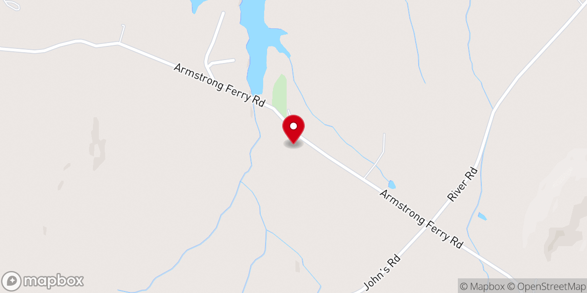 Map showing location of Good Hope Baptist Church