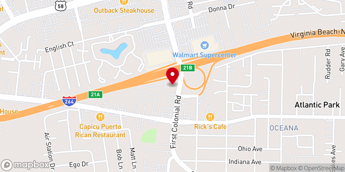 Map showing location of The Gathering at Scott Memorial UMC