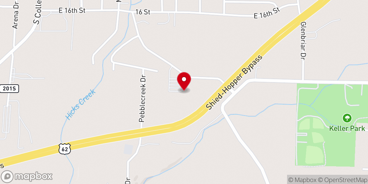Map showing location of Real Life Church