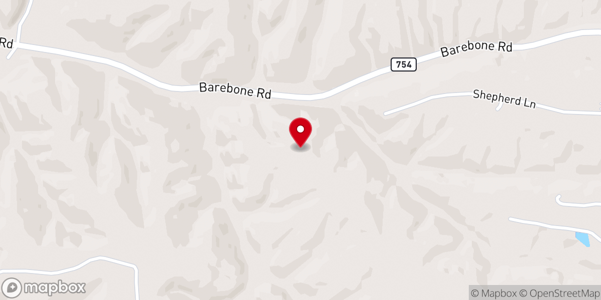 Map showing location of Agape Wilderness Retreat Center