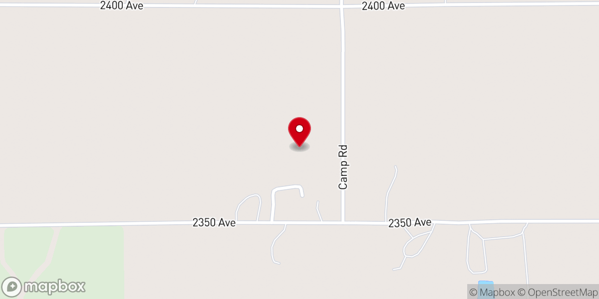 Map showing location of King Solomon Christian Camp