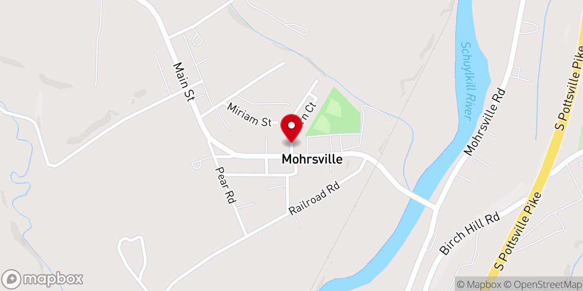 Map showing location of Mohrsville