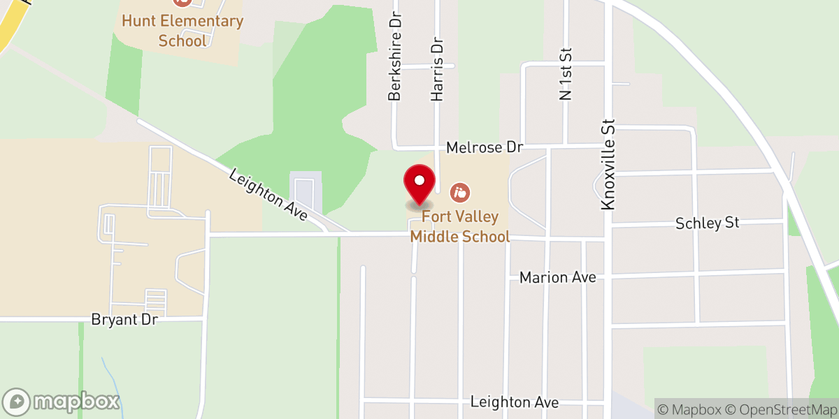 Map showing location of Greater Faith Babies Ministries COGBF