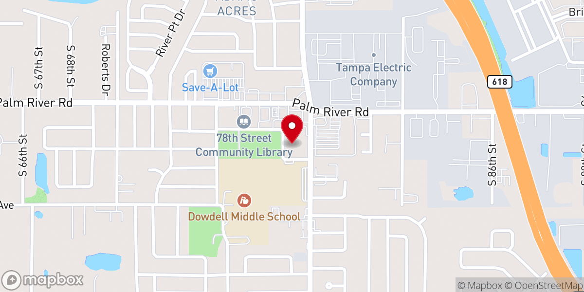 Map showing location of Keeney Chapel Untd Methodist Church
