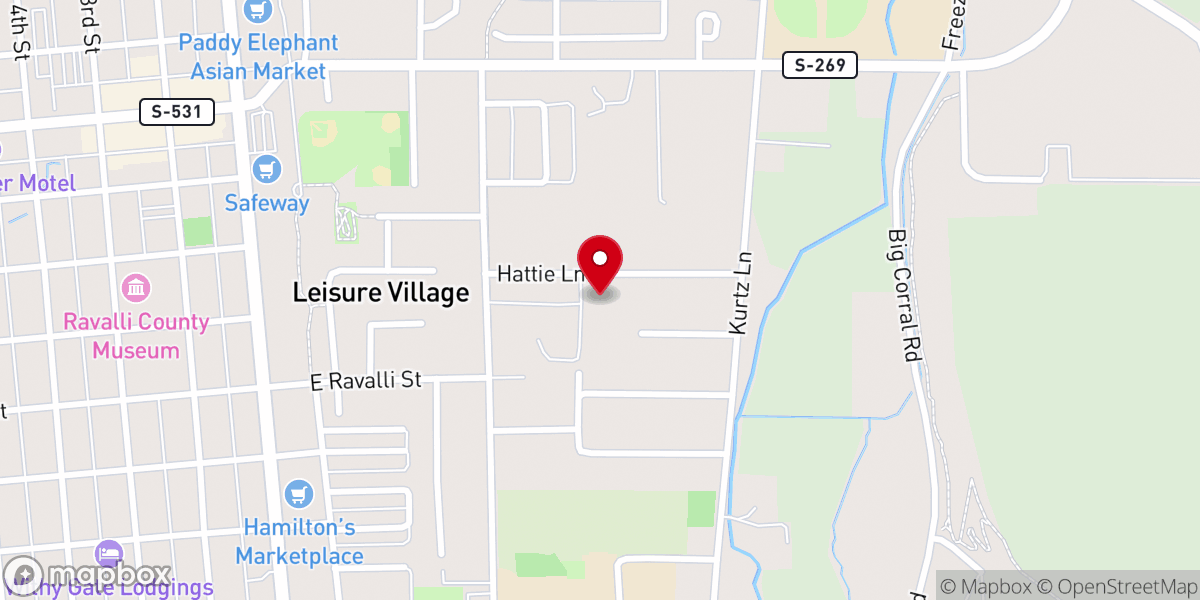 Map showing location of Grace Lutheran Learning Center